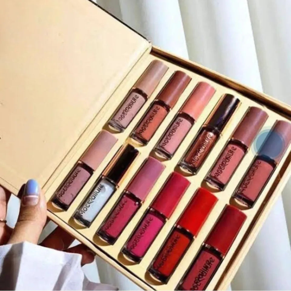 Mocallure 2-in-1 Lip Gloss Set – Multi-Shade Collection with Smooth, Non-Sticky Finish (3ml Each)