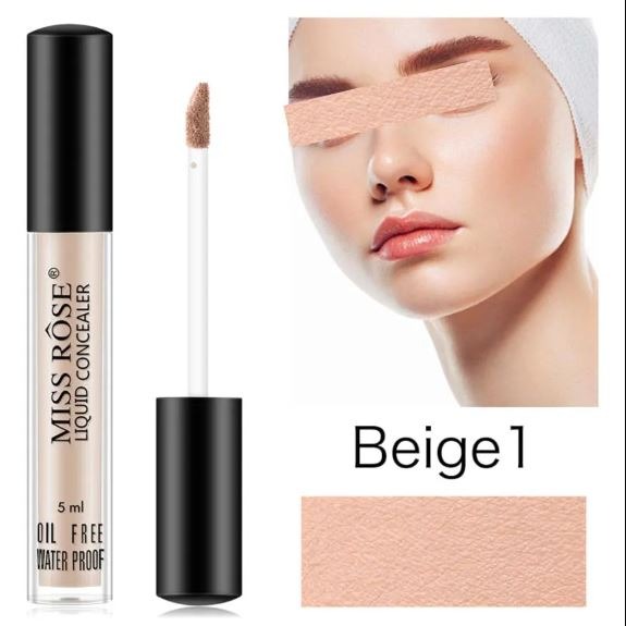 Miss Rose 3-in-1 Makeup Deal – Silk Foundation, Concealer & Beauty Blender for Flawless Coverage