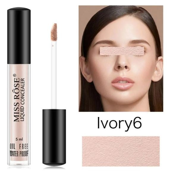 Miss Rose 3-in-1 Makeup Deal – Silk Foundation, Concealer & Beauty Blender for Flawless Coverage